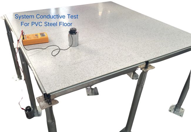 Conductive test for PVC floor