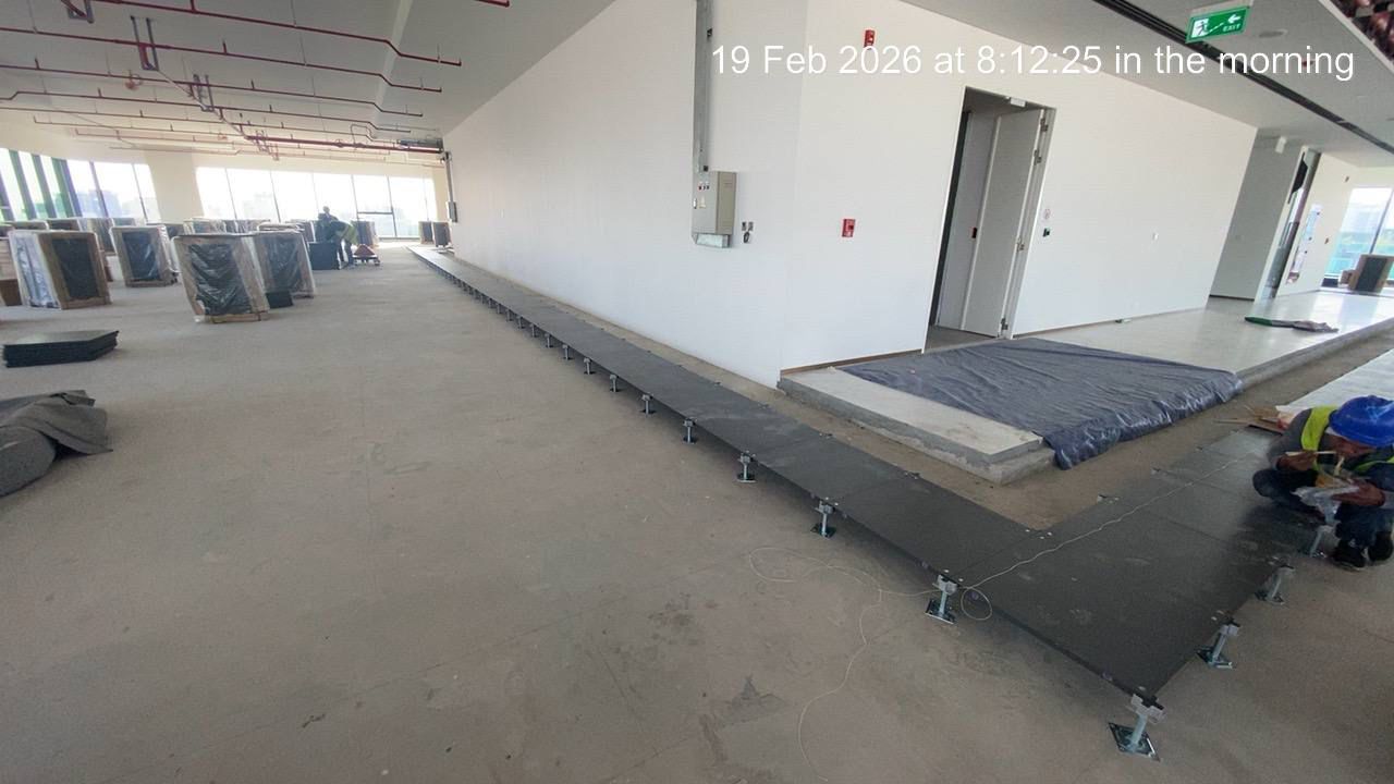 bank raised floor